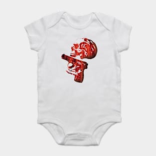 skull is armed Baby Bodysuit